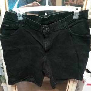 LN Rider Black Women's Jean Shorts SZ 18W